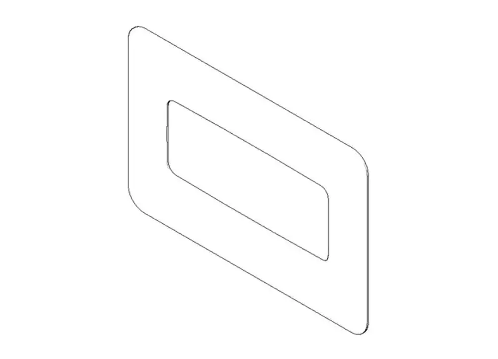 DORNBRACHT Befestigung Einsatz für Spülbrause ERSATZTEILE 90150107400 100 x 150 x 2 mm, 9015010740090 Galeriebild 1